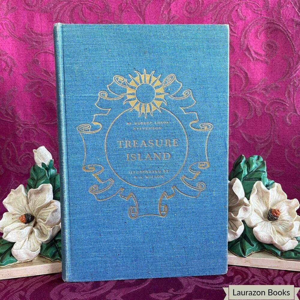 1941 Treasure Island by Robert Louis Stevenson, Illustrated by Edward A. Wilson